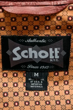 Blouson Homme Schott 530 Wine