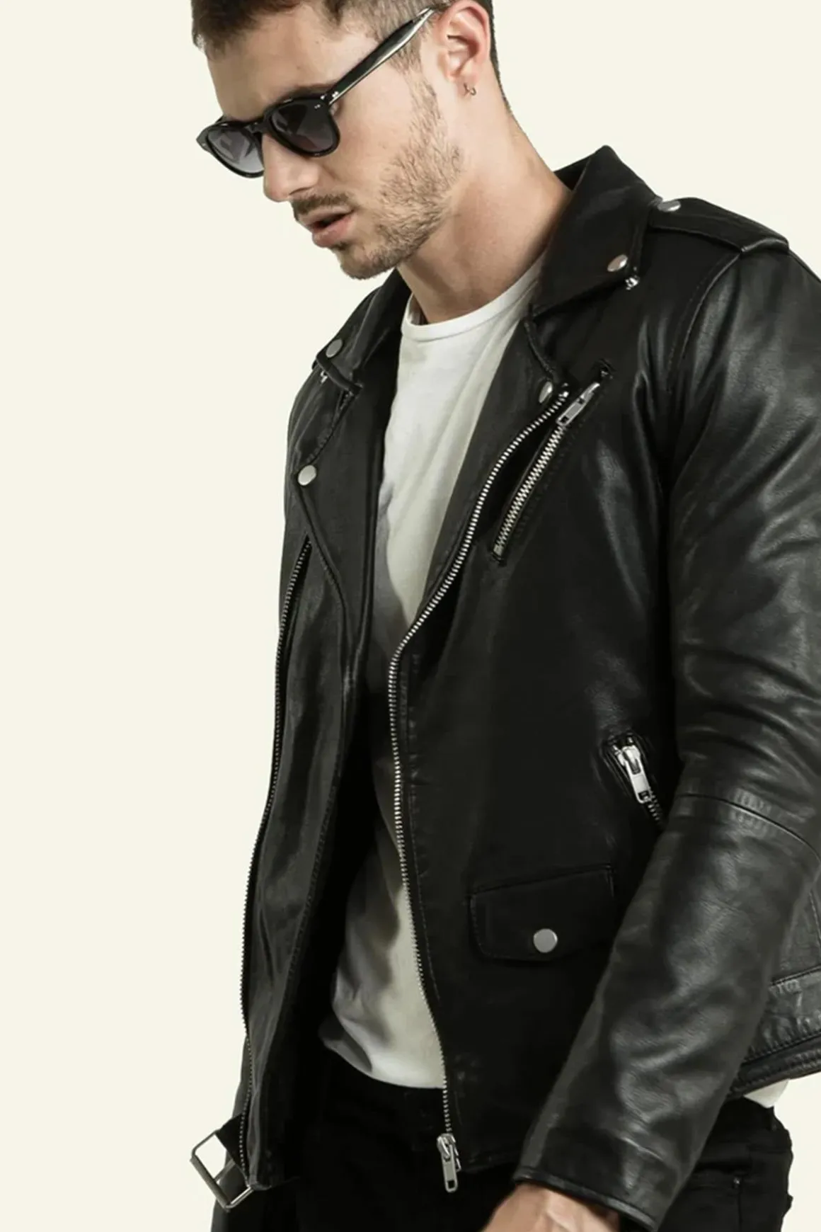 Blouson Homme Serge Pariente Rocker Black