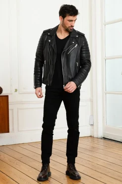 Blouson Homme Serge Pariente Hipster Noir