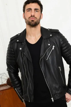Blouson Homme Serge Pariente Hipster Noir