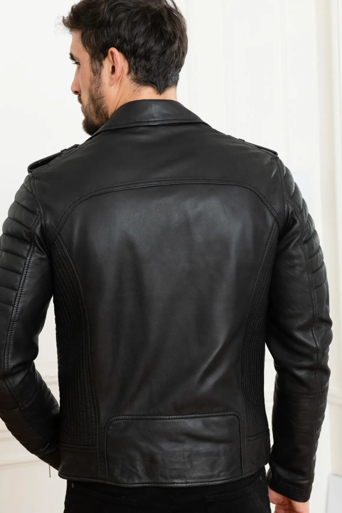 Blouson Homme Serge Pariente Hipster Noir