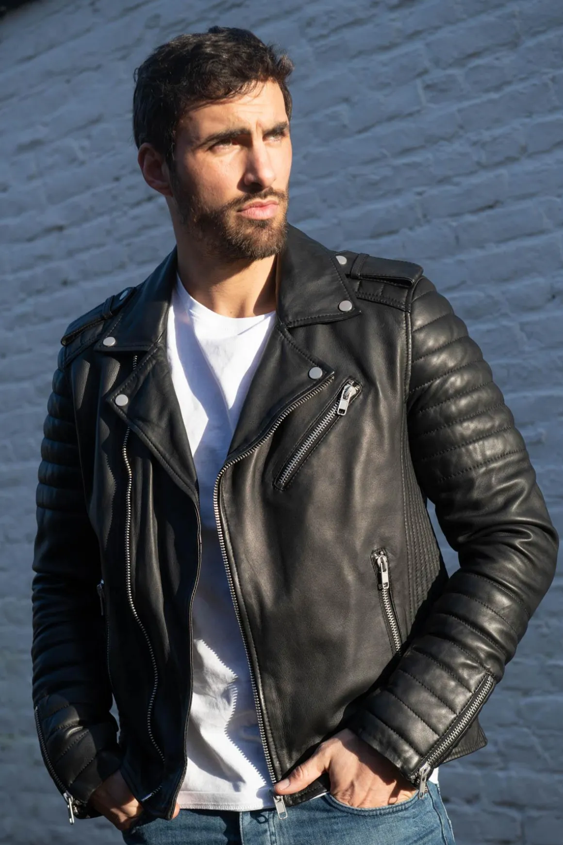 Blouson Homme Serge Pariente Hipster Noir