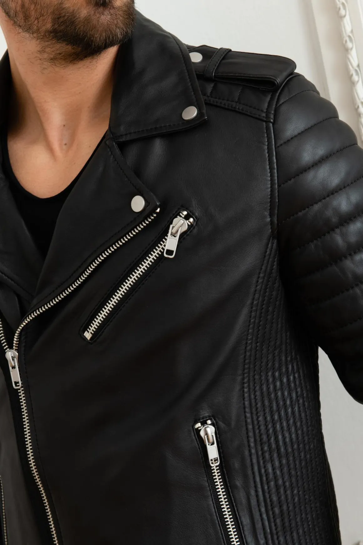 Blouson Homme Serge Pariente Hipster Noir