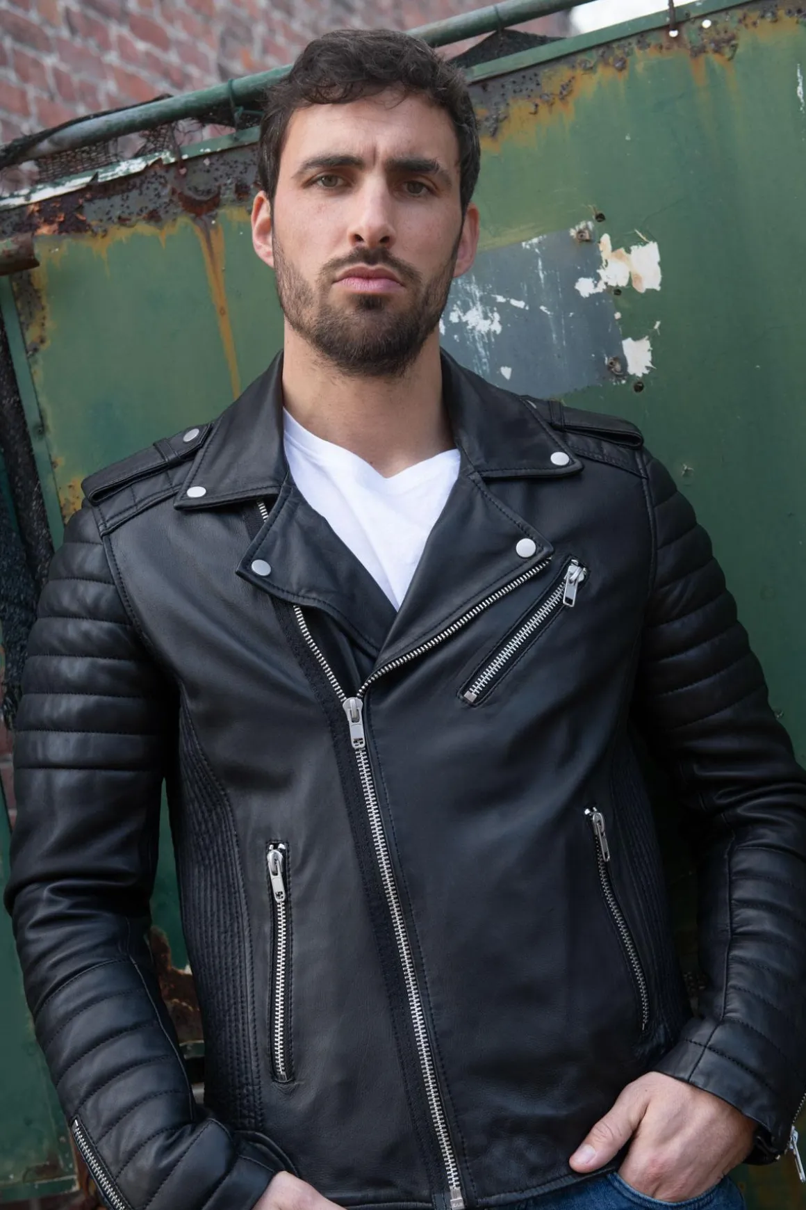 Blouson Homme Serge Pariente Hipster Noir