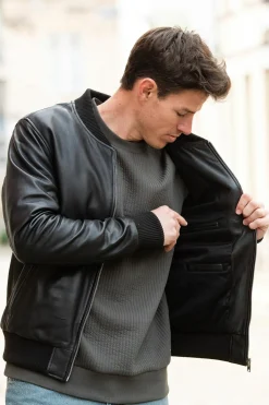 Blouson Homme Serge Pariente Bonbon Black
