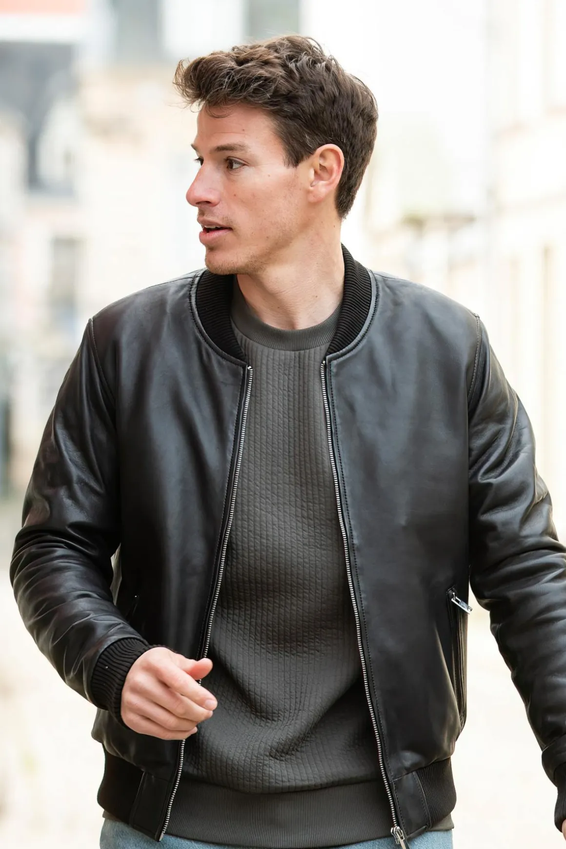 Blouson Homme Serge Pariente Bonbon Black