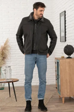 Blouson Homme Serge Pariente Blouson Cvn Black