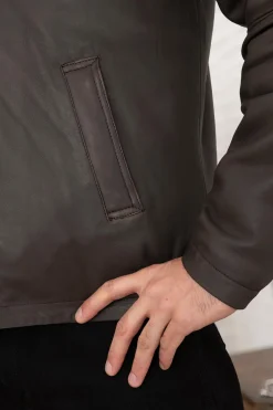 Blouson Homme Serge Pariente Blouson Cvn R.brown