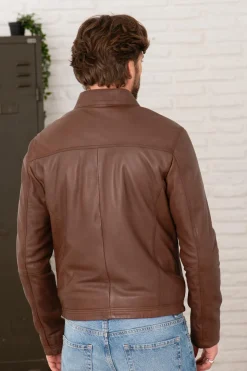 Blouson Homme Serge Pariente Sylvino Active Brown