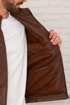Blouson Homme Serge Pariente Sylvino Active Brown