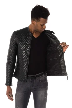 Blouson Homme Serge Pariente Top Man Quilt Black Zz