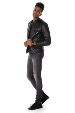Blouson Homme Serge Pariente Top Man Quilt Black Zz