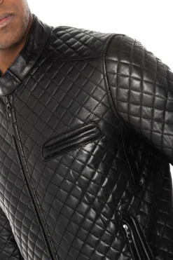 Blouson Homme Serge Pariente Top Man Quilt Black Zz