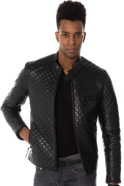 Blouson Homme Serge Pariente Top Man Quilt Black Zz