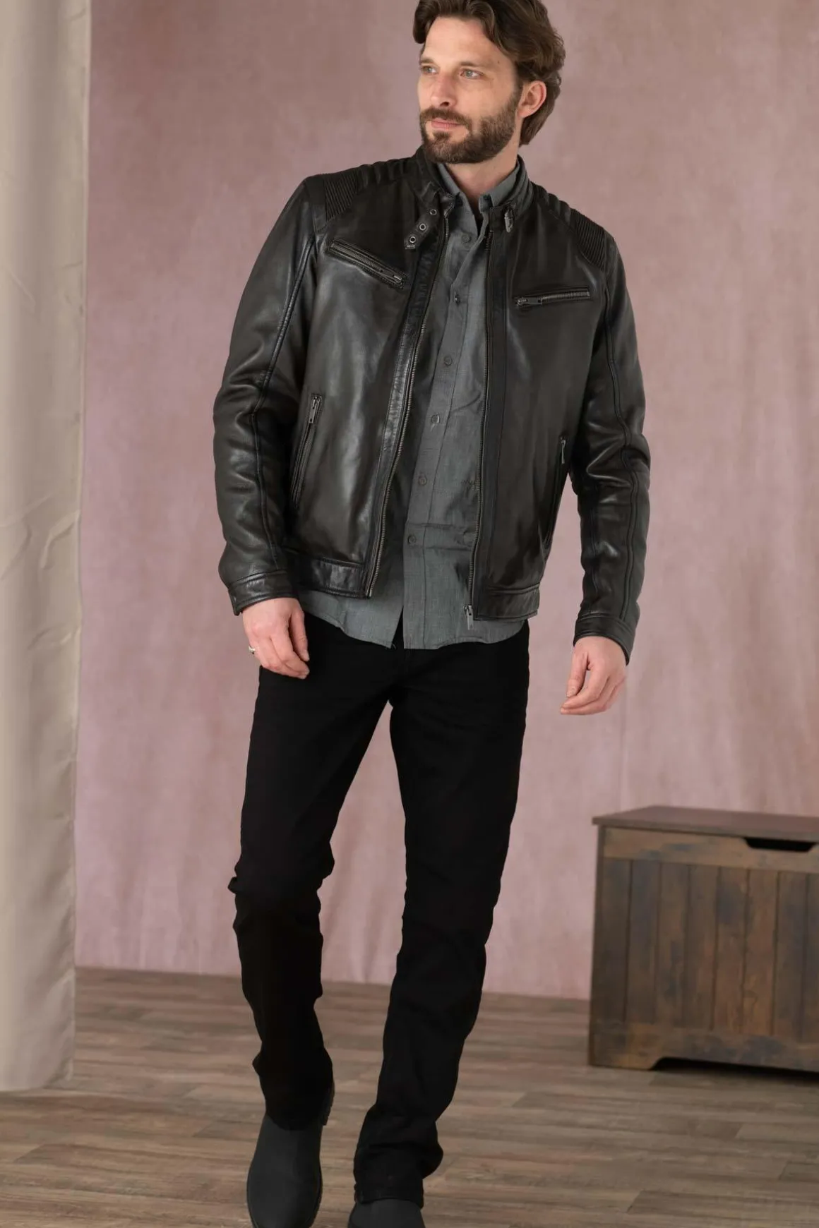 Blouson Homme Serge Pariente Maciej Brown