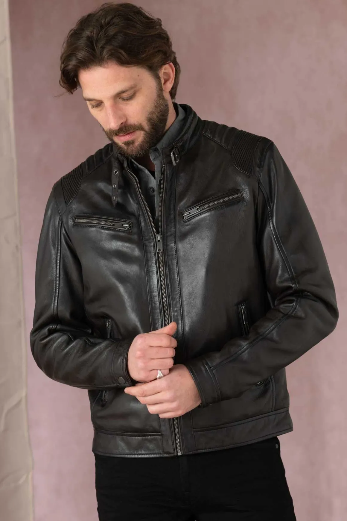 Blouson Homme Serge Pariente Maciej Brown