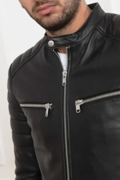 Blouson Homme Serge Pariente Warrior Noir