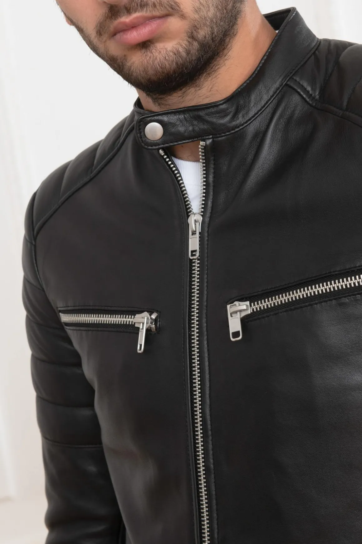 Blouson Homme Serge Pariente Warrior Noir