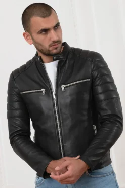 Blouson Homme Serge Pariente Warrior Noir