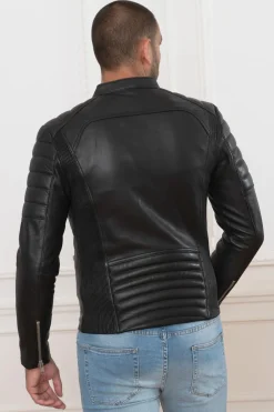 Blouson Homme Serge Pariente Warrior Noir