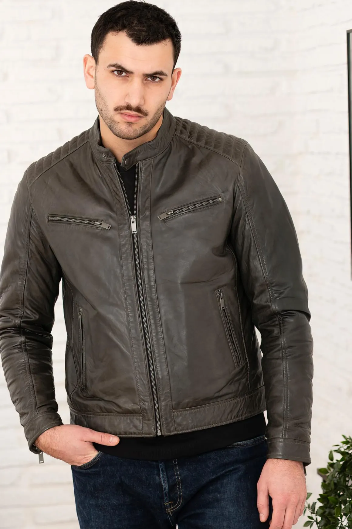 Blouson Homme Serge Pariente Alon 2 Anthracite