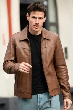 Blouson Homme Serge Pariente Balbao Cinamon