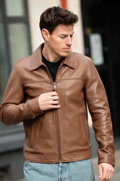 Blouson Homme Serge Pariente Balbao Cinamon