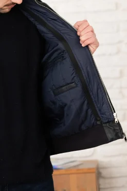 Blouson Homme Serge Pariente Amos Hood Navy
