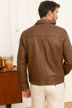 Blouson Homme Serge Pariente Carlo Tobacco