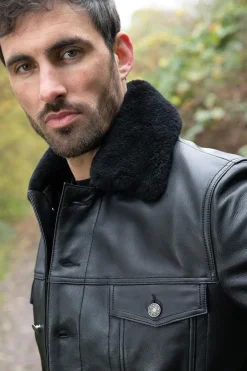 Blouson Homme Serge Pariente Elias Black