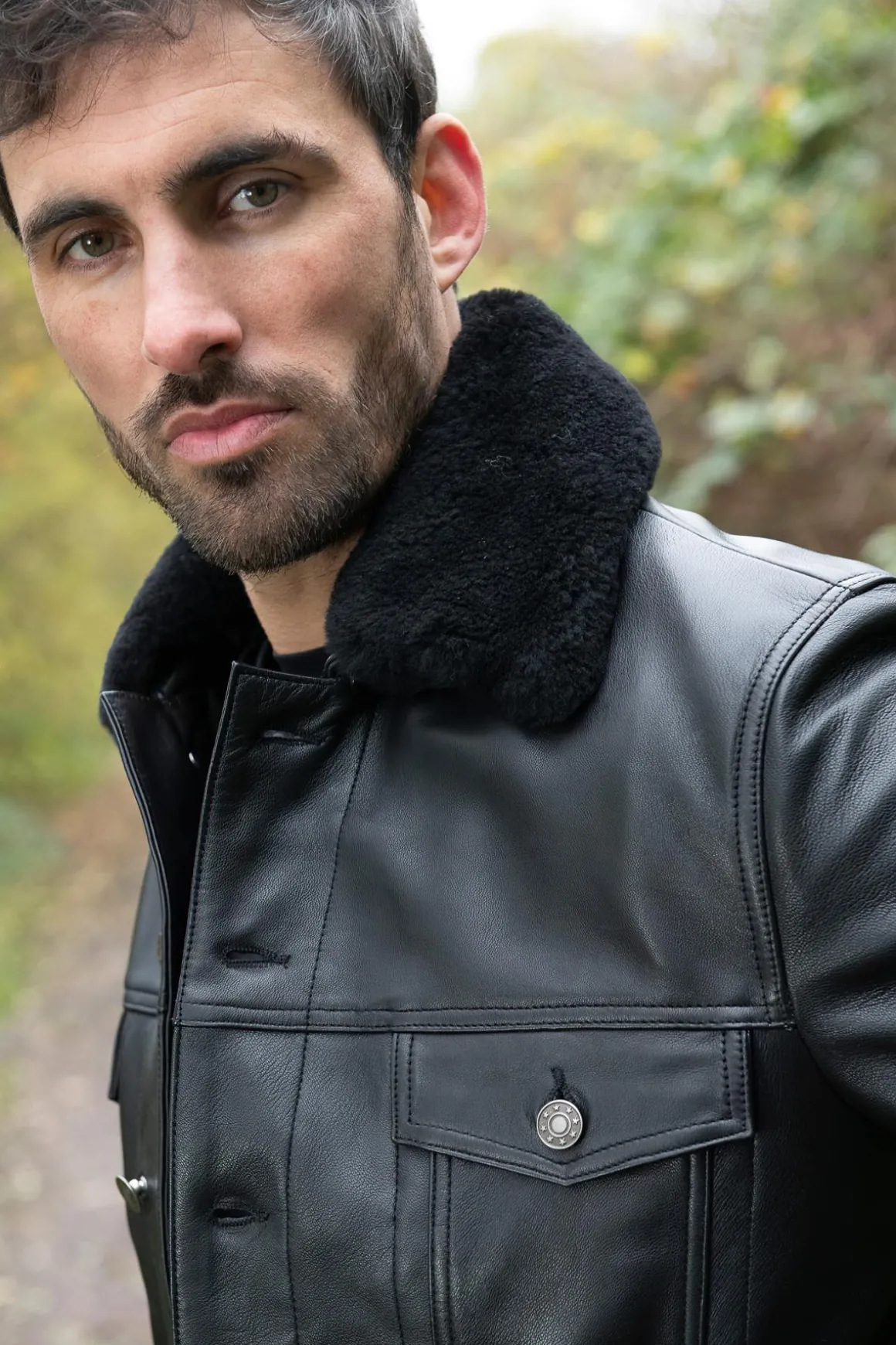 Blouson Homme Serge Pariente Elias Black