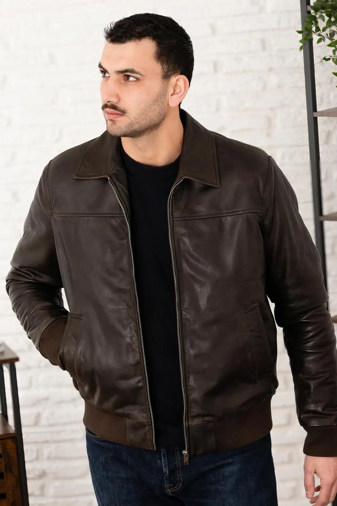 Blouson Homme Serge Pariente Amos Hood Used Green