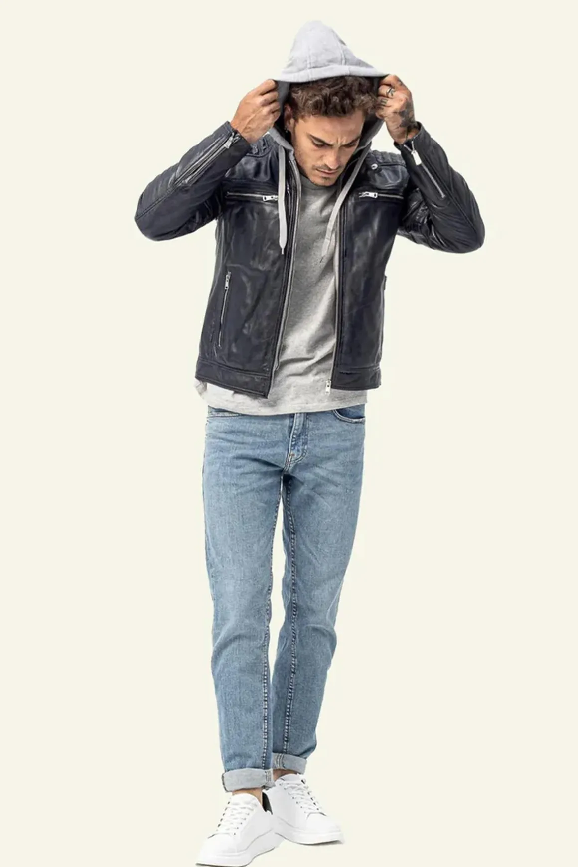 Blouson Homme Serge Pariente Road Hood Navy