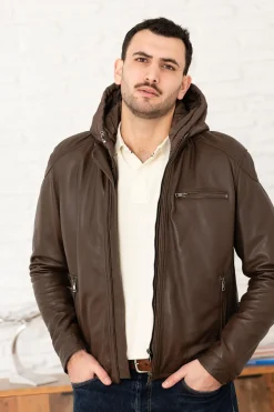 Blouson Homme Serge Pariente Chic Hood Teak