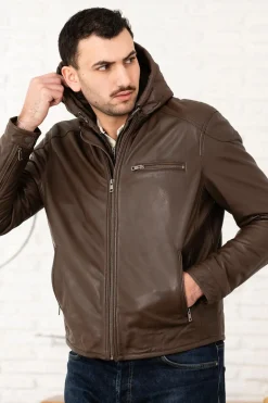 Blouson Homme Serge Pariente Chic Hood Teak