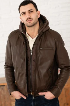 Blouson Homme Serge Pariente Chic Hood Teak