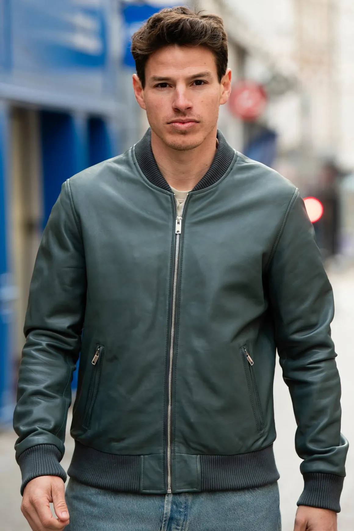 Blouson Homme Serge Pariente Bonbon Opal Blue