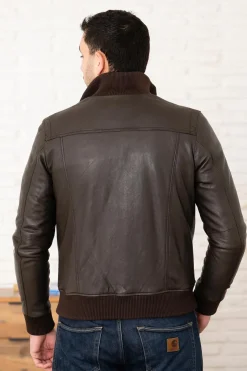 Blouson Homme Serge Pariente Dany Bomber Brown