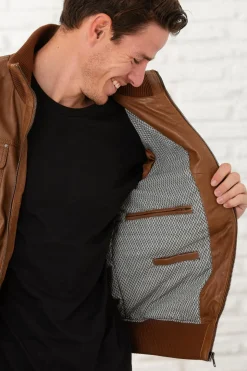 Blouson Homme Serge Pariente Dany Ag Oxblood