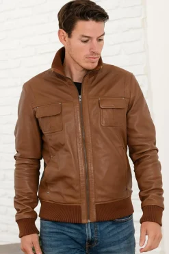 Blouson Homme Serge Pariente Dany Ag Oxblood