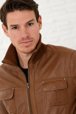 Blouson Homme Serge Pariente Dany Ag Oxblood