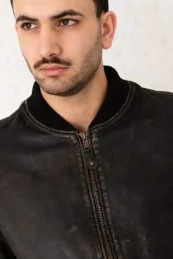 Blouson Homme Serge Pariente Bonbon Beige/Black