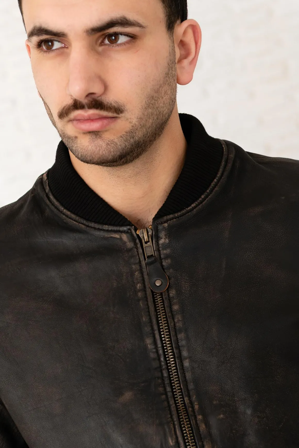 Blouson Homme Serge Pariente Bonbon Beige/Black