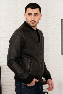 Blouson Homme Serge Pariente Bonbon Beige/Black