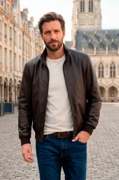 Blouson Homme Serge Pariente Expo Marron