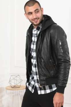 Blouson Homme Serge Pariente Balle Hood Black