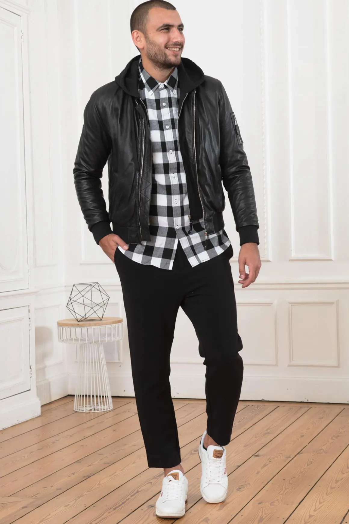 Blouson Homme Serge Pariente Balle Hood Black