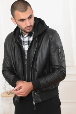 Blouson Homme Serge Pariente Balle Hood Black
