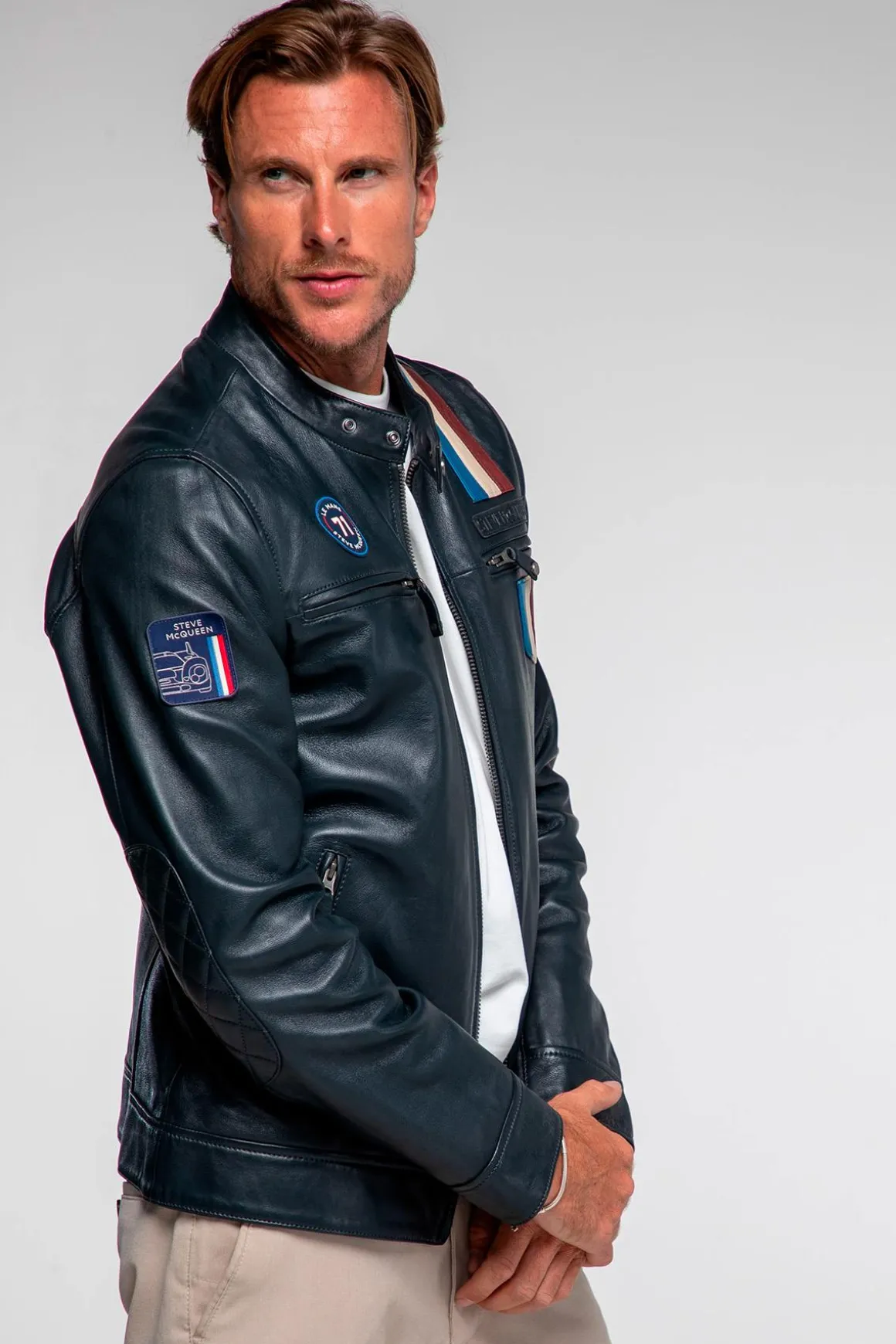 Blouson Homme Steve Mcqueen Austin Navy