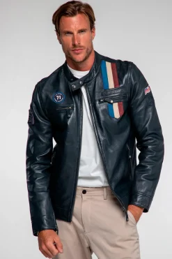 Blouson Homme Steve Mcqueen Austin Navy